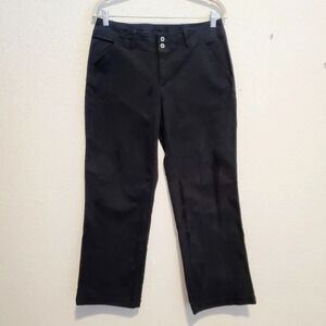 💚5/$25 Columbia Black Outdoor Wide Leg Pants SIze 8 Short